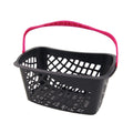 Single Handle Plastic Shopping Basket for Use in Shopping Malls-Convenient Carry Handle