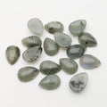 Huiying Gemstones 10*14mm Waterdrop Labradorite Cabochons For Jewelry Making Crafts