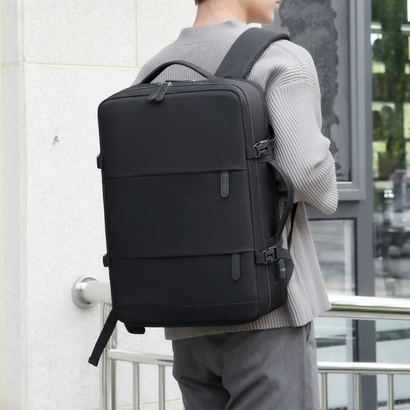 Unisex Lightweight Large Backpack Custom Waterproof Duffel Travel Bag USB Zipper Durable Material Airline Approved Manufacturer
