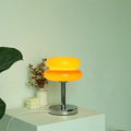 LED Table Lamp Glass Lampshade Usb Port Kids Room INS Iron LED Bed Side Cute Small Lamps