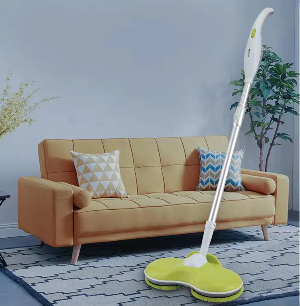 Dual-Drive Auto Head Rechargeable Cordless Electric Mop Effortless Floor Cleaning with Spinning Floor Cleaner