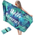 80*160cm Quick-Dry Recyclable 80% Polyester 20% Polyamide Lightweight Large Compact Microfiber Beach Towel Printed Cotton Summer