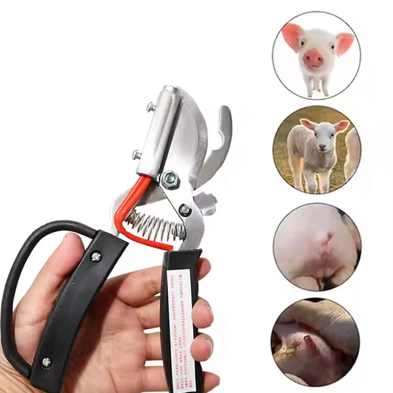 New Style Livestock Farm Piglet Sheep Electric Heating Tail Docking Forceps Electric Pig Tail Cutter with Switch