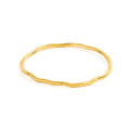 Fenny 18K PVD Plated Waterproof Simple Irregular Bangle Bracelet for Women Fast Delivary Stainless Steel Jewelry Wholesale