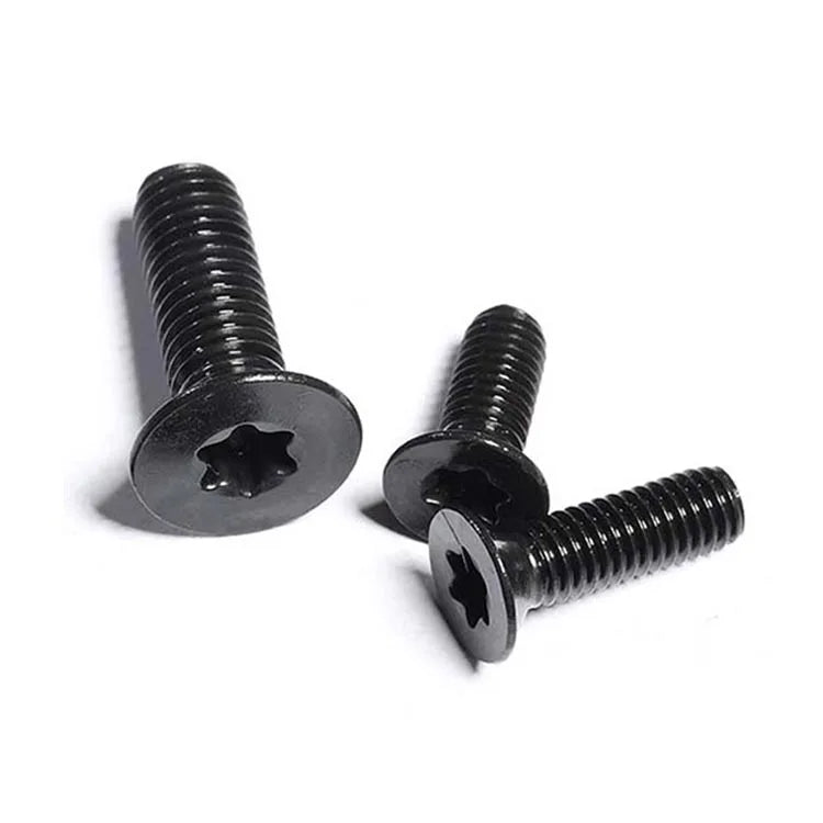 Hexalobular Countersunk Flat Head Stainless Steel Machine Screws Six-Lobe Bolt in Metric System
