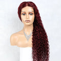 New Arrival Water Wave Transparent 13X4 Lace Front Wig Virgin Brazilian Full Lace Human Hair Wig Curly Human Lace Front Wig