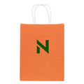 Customizable Logo Eco-Friendly Waterproof Kraft Paper Gift Bag Custom Size Food Packaging Patch Handle Dry Goods