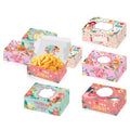 12 Pcs/Pack Clear Window Paperboard Handle Gift Boxes for Sweet Treats & Sugar Mother's Day Party Decor