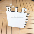 Free Samples Supply 2023 Design Wood Hot Blank Wooden Photo Plaques Sublimation MDF RIP Photo Frames