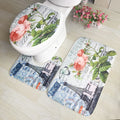 Hot Sale 3 Pcs/Set Sublimation Short Plush Blank Bath Set for Bath Accessories Gifts