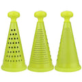 10 Inch Stainless Steel Round Handheld Coconut Grater Color Coated Garlic Manual Operation Mode