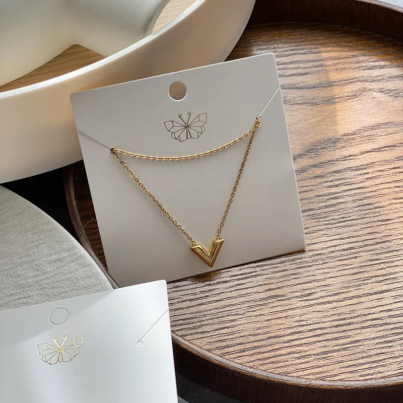Jewelry Display Paper Card Customized Necklace Earring Holder Punch Packaging Paper Cards Brand Name Printing for Business