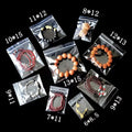 Customized Logo Small Recyclable Frosted Clear PVC Jewelry Packaging Plastic Zipper Bag for Rings Earrings Zip Lock Pouch