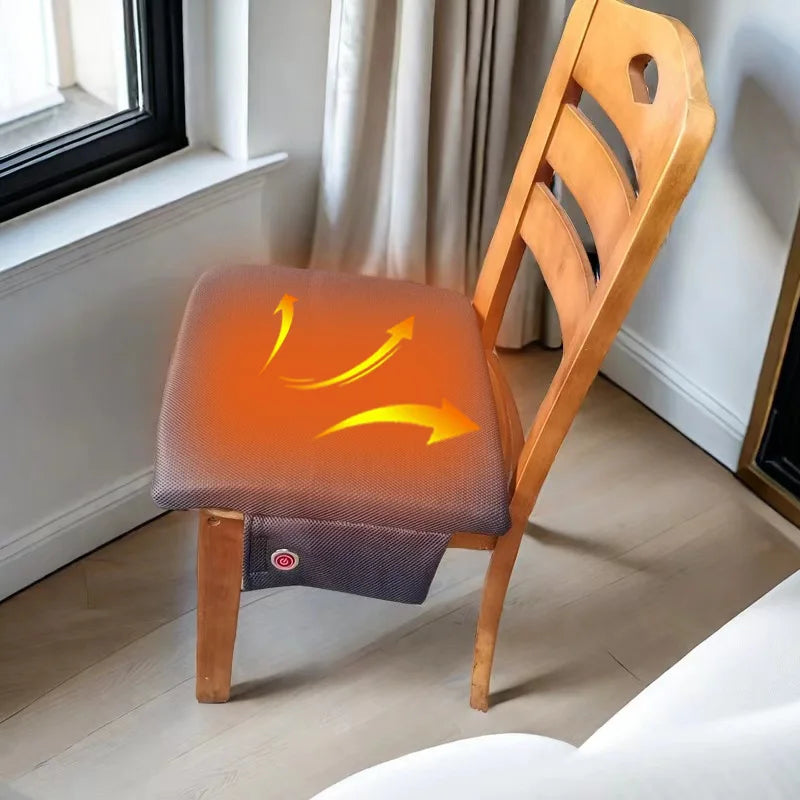 USB Heated Seat Cushion - Warm Chair Pillow for Home & Office Comfort This Winter a Thoughtful Winter Gift