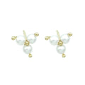 Hot Selling S925 Sterling Silver Personalized Pearl Stud Earrings for Women 2021