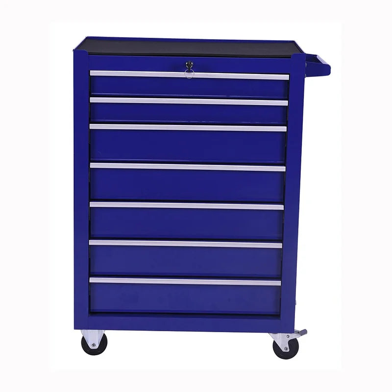 CE Cheaper OEM JMST Js-328B 7 Drawers Metal Lockable Professional Tool Cabinet Powder Coating 3-Year Warranty Garage Storage