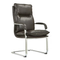 Elegant Mid-Back PU Leather Meeting Room Chair Home Hall Office School Guest Visitor Chair