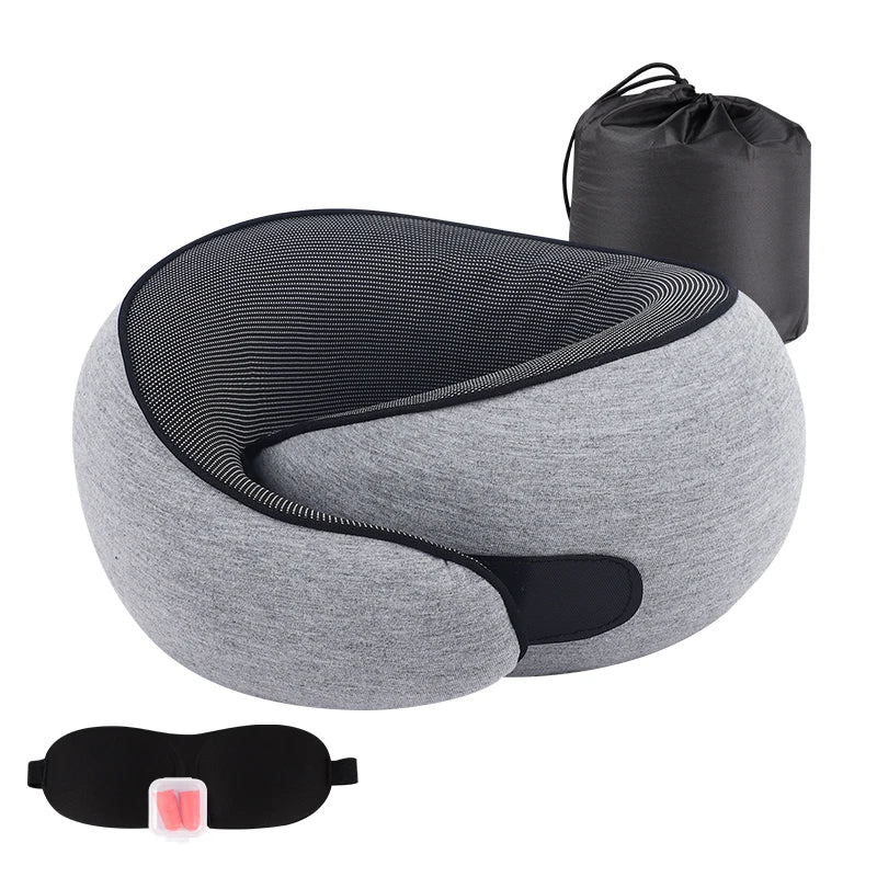 Hot Sale Design Memory Foam U Shape Pillow Adjustable Comfortable Memory Foam Travel Neck Pillow MegaBDM