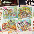 3 Sheets Per Pack National Wind Other Courtyard Creative Landscaping Children's 3d Stereo Stickers Large