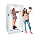 86 Inch Indoor 3D Hologram Interactive Video Holographic Touch Screen Box Lcd Transparent Holobox Display Cabinet Showcase