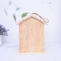 Home Decor Pine  Wood Outdoor Hanging  Toy Garden Rustic Decor Cheap Outside Wooden Bird House