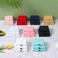 Hot Sale Jewelry Packaging Box Square Paper Cardboard Necklace Earrings Bracelet Drawer Jewelry Box with Sponge