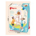 Carton Popular Toy Kids Activity 2in1 Basketball Stand Play Football Set