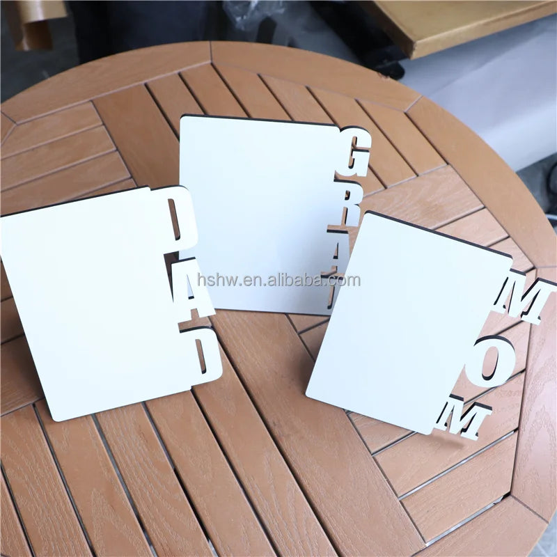 CARB P2/REACH 14Y Factory Grad 2026 15x18cm Sublimation MDF Photo Frame Custom MOM DAD FAMILY Design MDFSUB