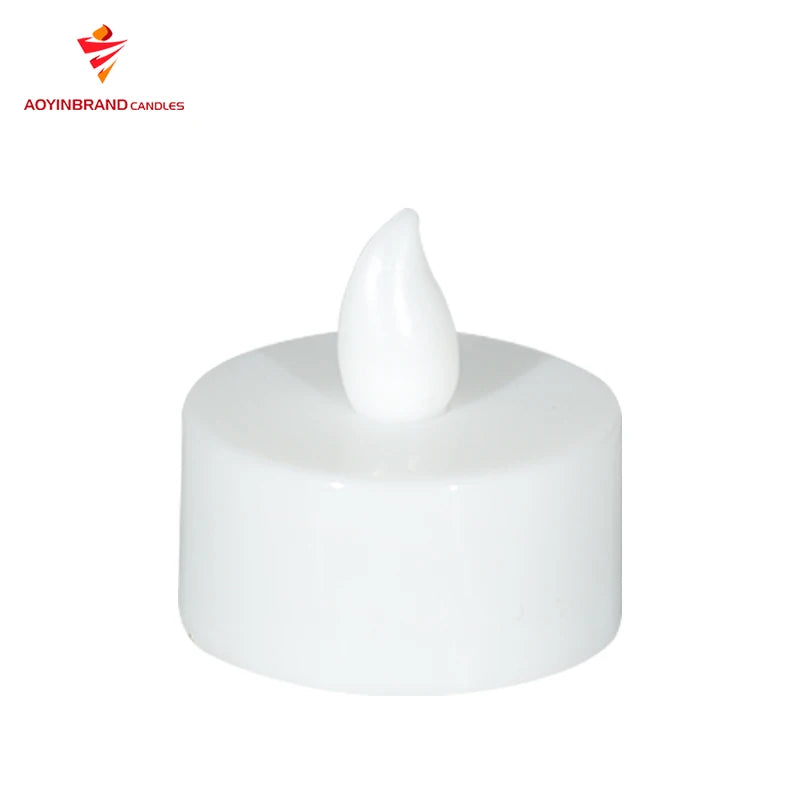 Home Candle Flame-less LED Tealight Candles 100 Hours Pack of 24 Tealight