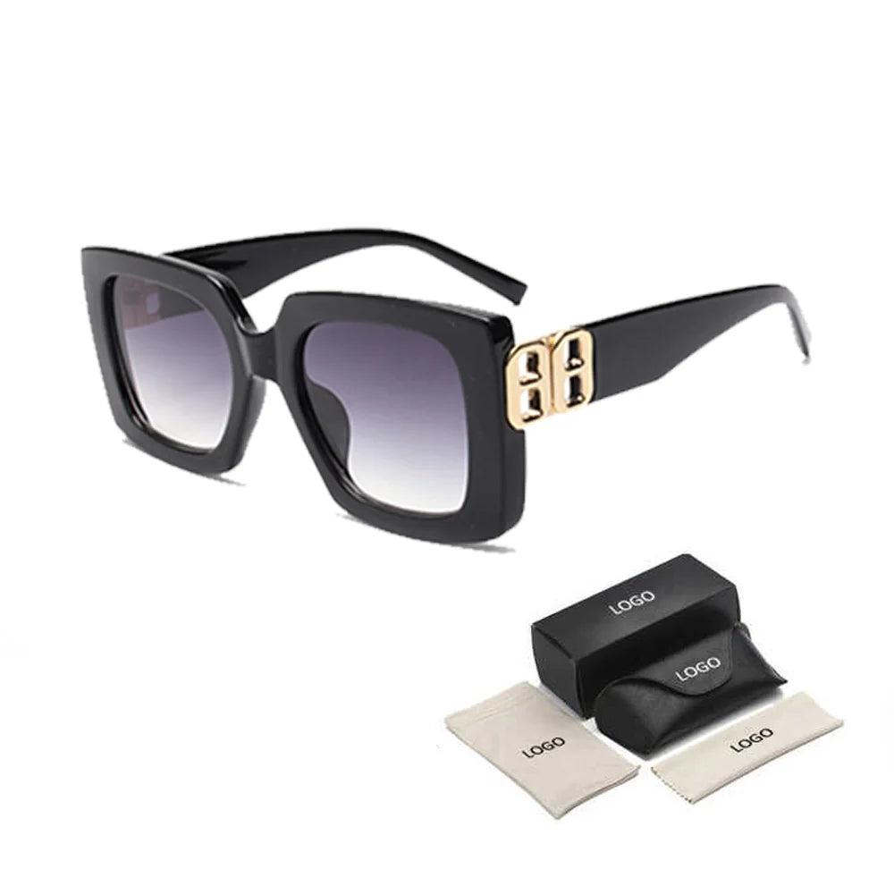 Square Share Luxury square Sunglasses Shades Men Women Custom logo Private Label Vintage Unisex square