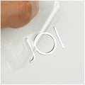 Multiple Use Custom Transparent 3d Logo Permanent Waterproof Uv Resistant Transfer Labels Vinyl Transfer Stickers
