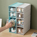 Haogle Wholesale Sundries Cosmetic Display Rack Plastic Storage Drawer Stationery Plastic Box Desktop Makeup Organizer Box