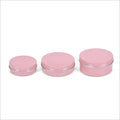pink 30ml 50ml 60ml 120ml  Aluminum Jar Tin Aluminum Cosmetic Jars Containers pink Tea Cake Car Wax Biscuits Aluminum Can