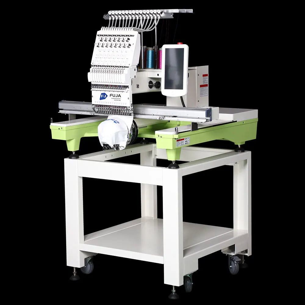 High Speed Single Head Flat Garment Computerized Embroidery Machine Home Use New Multifunctional with Engine and Bearing