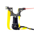 Mercedes Super Hard Resin Slingshot with Laser Aimed Catapult for Outdoor Hunting Using Flat Leather Rubber Bands for Novices