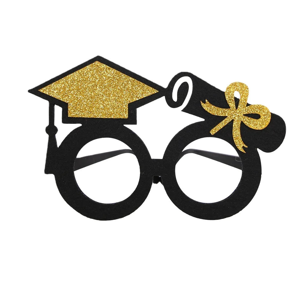 Wholesale 2025 Graduation Party Glasses Hot Selling Decorative Eyeglasses for School Graduation Ceremony Photo Props