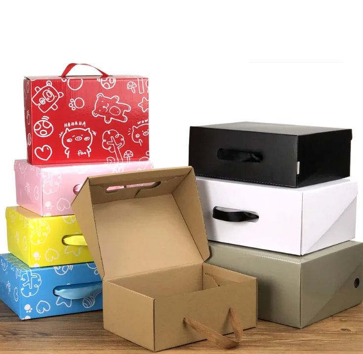 Wholesale Shoe Organizer Boxes Custom Luxury Cardboard Folding Shoe Box