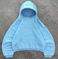 Custom 450GSM Boxy Heavyweight Drop Shoulder Heavy Weight Cotton Oversized French Terry Men's Hoodie