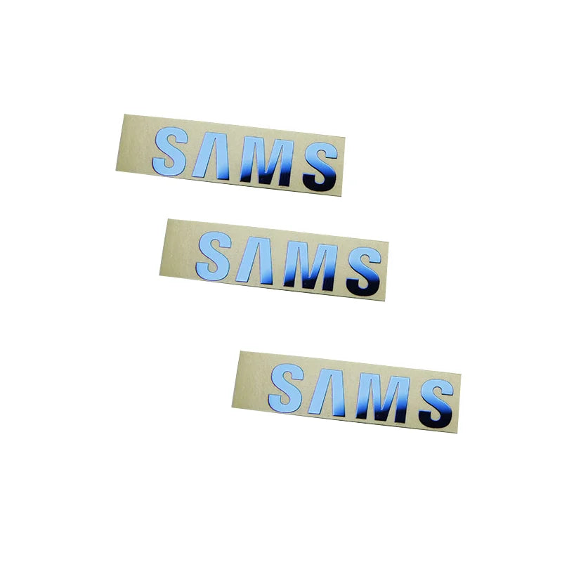 Metal Emboss Sticker Adhesive Metal Sticker Labels Stickers