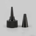 Lids New Design Customized Color 28/410 Twist Top Plastic Screw Cap Glue Bottle With Pointed Mouth Cap