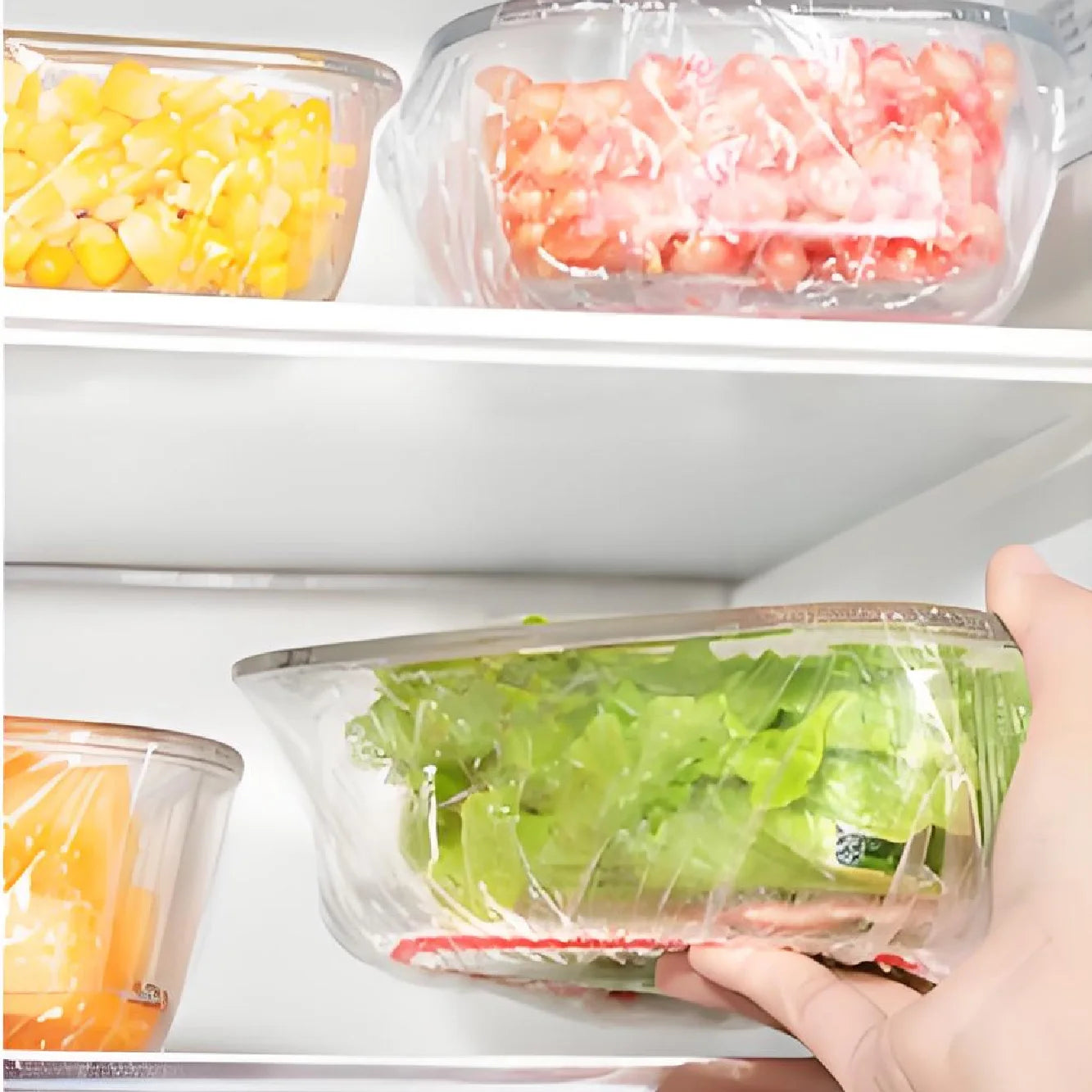 Disposable PE Plastic Grade Food Storage Cover Household Bowl and Plate Cover for Rice Cooking Tools Packaging