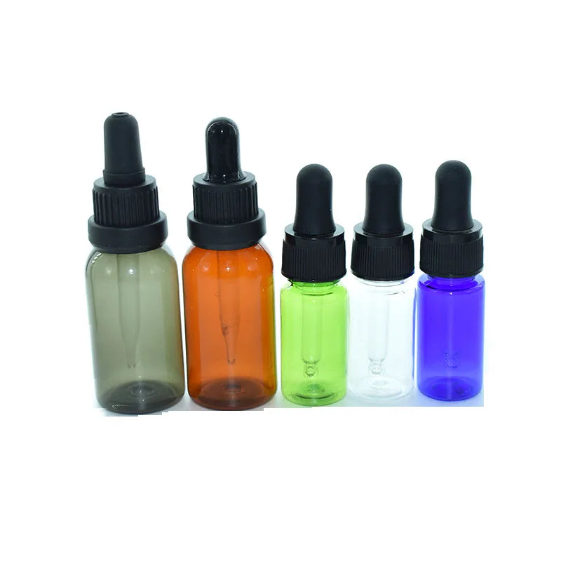 Factory Supply Plastic Bottle Dropper for Hair Oil 30ml 1oz Squeezable Plastic Dropper Bottle Drawing Hairdresser Container