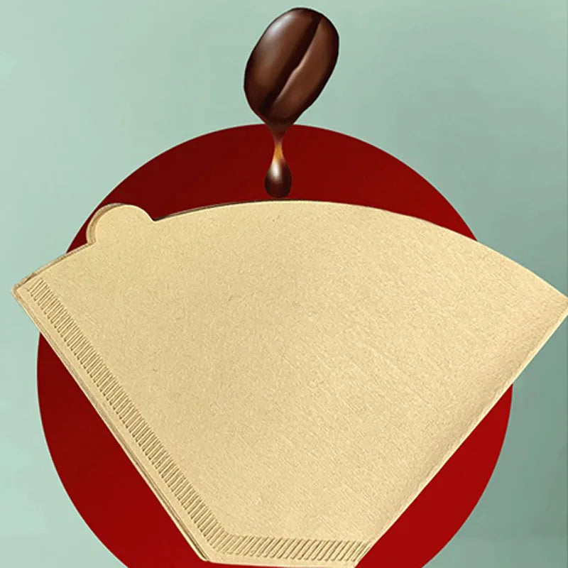 Wholesale 40pcs Coffee Water Filter Paper 4-6cups Filter Drop Coffee Cold Brew Drip Paper