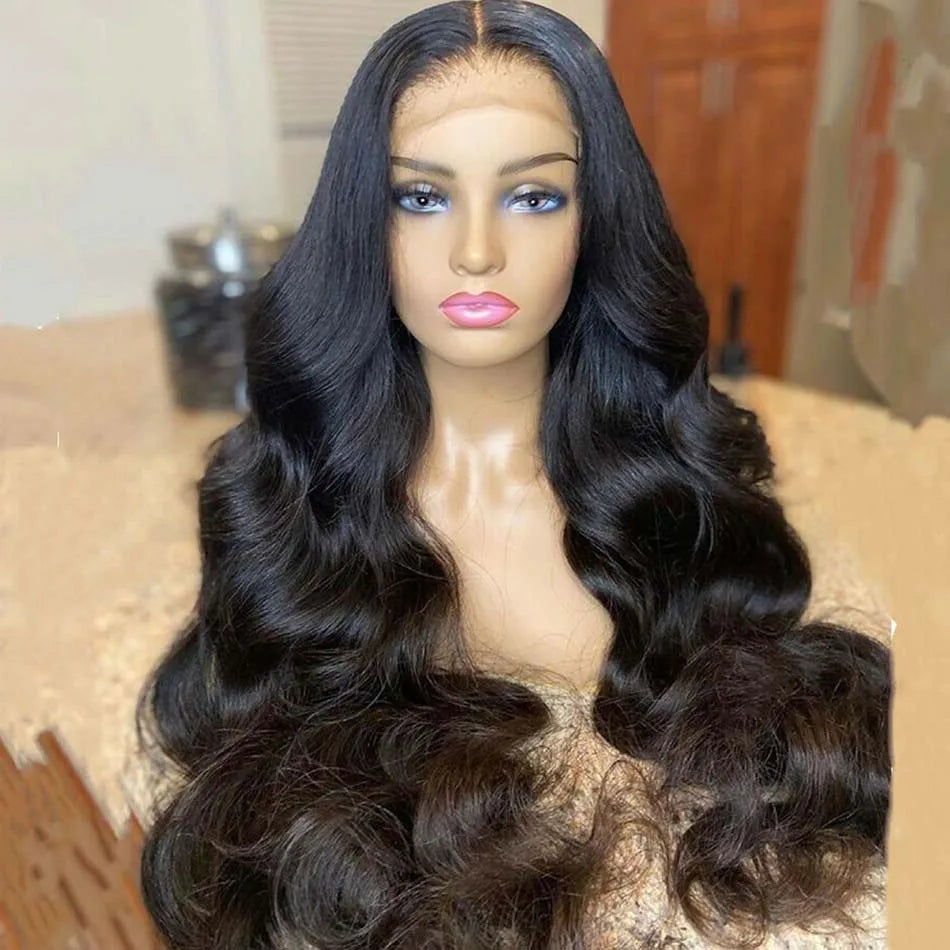 Hd Transparent Human Hair 4*4 Lace Wigs  Wholesale Cuticle Aligned Brazilian Virgin Remy Human Hair Hd Lace Front Wigs