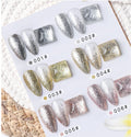 BIN 5ML Shinning Platinum Glue Polish Nail Supplies Salon Beauty Art 6 Colors Set Uv Gel Polish