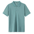 Factory Customization High Quality Knitted Mercerized Cotton 180g Short-sleeved Solid Golf Shirt (universal for Men Women)
