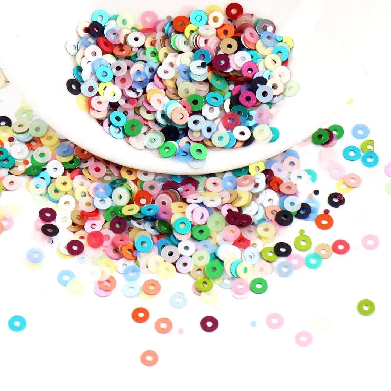 Frosted Round Sequins Fashion Embroidered  for Clothing Shoes and Hats DIY 10g/bag 2mm 3mm 4mm