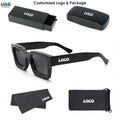 Retro Luxury Brand Designer Square Acetate Sunglasses UV400 Polarized Vintage Shades for Global Wholesale Custom Brand Resale