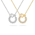 925 Sterling Silver Circle Pendant Necklace Jewelry for Women 18K Gold Plated 925 Silver Necklace Chain Jewelry Wholesale