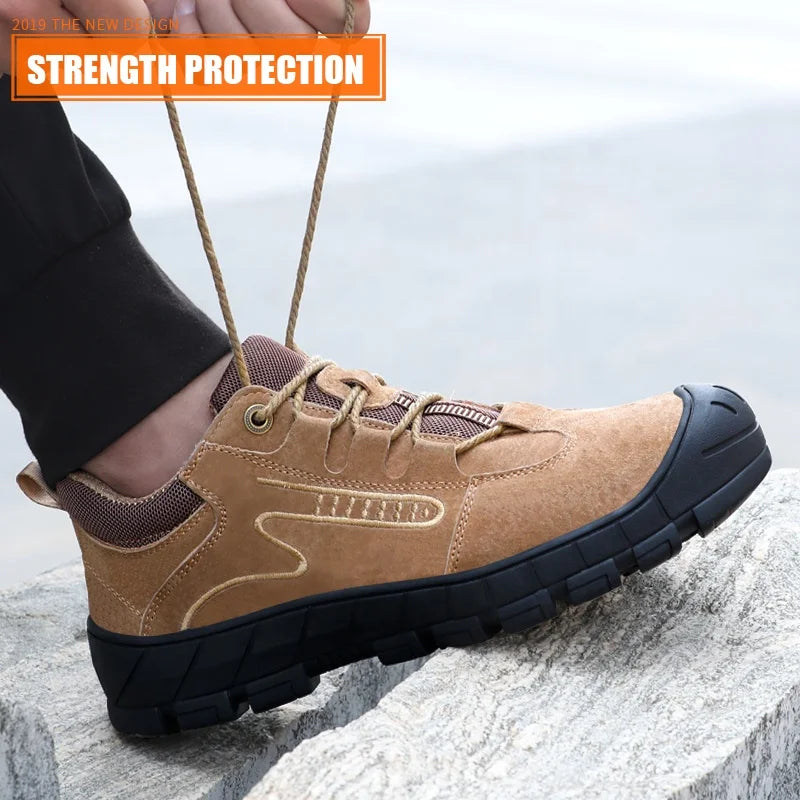 GUYISA  OEM Professional Winter Safety Work Shoes Steel Toe Anti-piercing Wear-resistant Industrial Protection